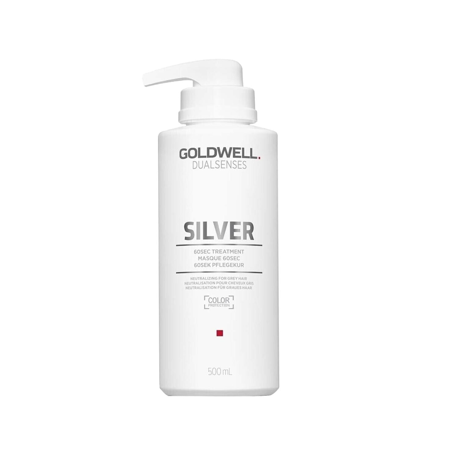 Goldwell Dualsenses Silver 60Sec Mask for Gray & Blonde Hair 500 ml