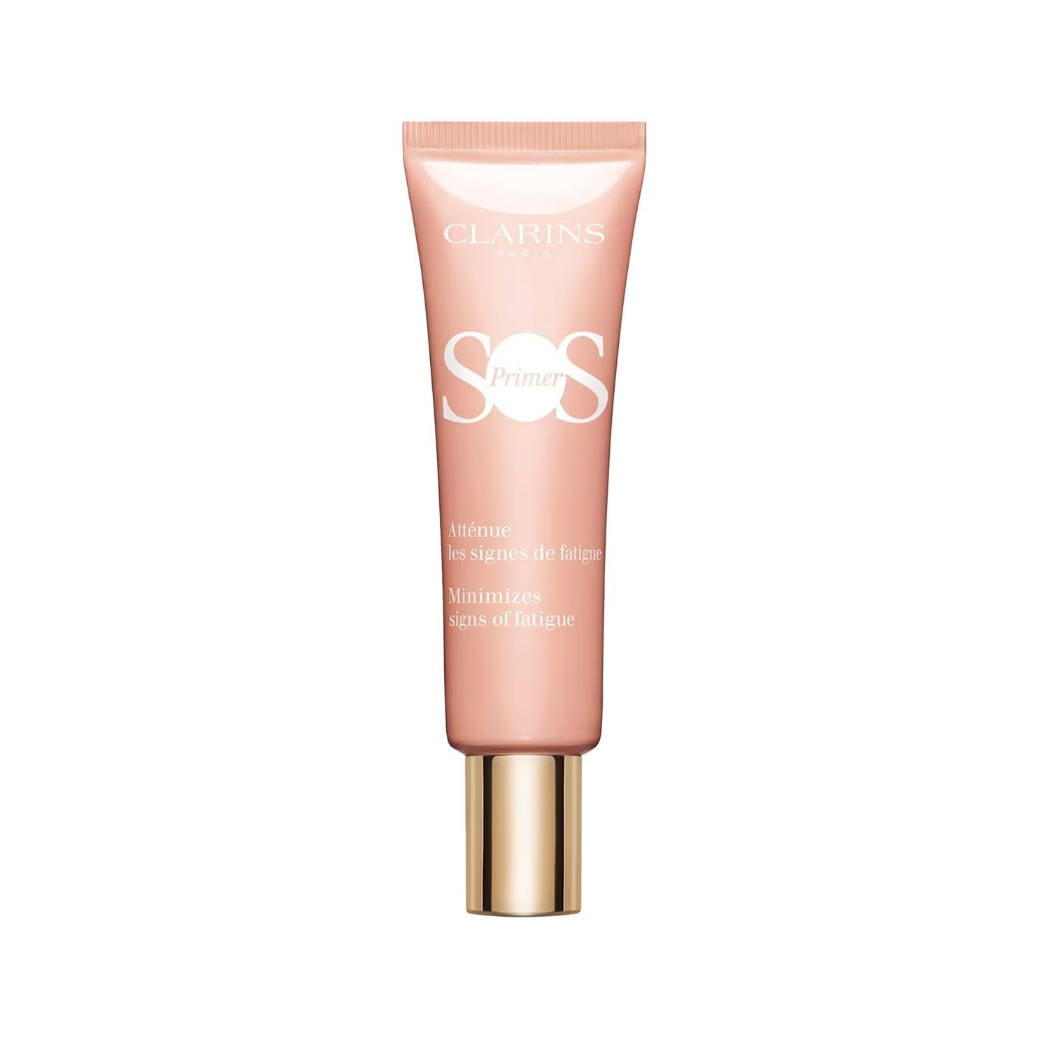 Clarins Sos Primer: Pink Makeup Base for Dull Skin - Skin Tone Correcting, Long Lasting Wear, 30ml