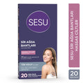 Sesu Sensitive Skin Wax Strips - Easy Hair Removal for Short Hair, Sugar-Free Formula