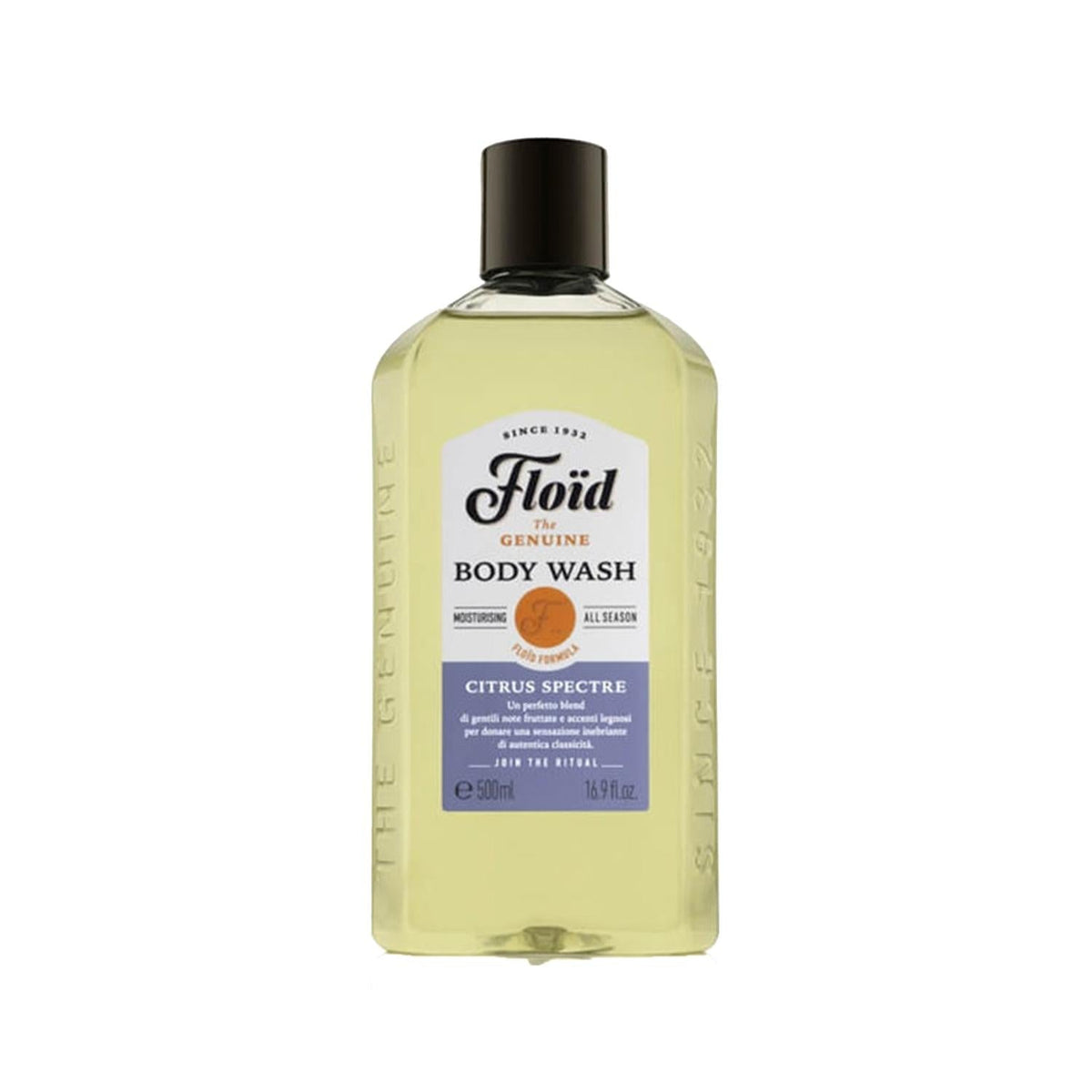 Floid Citrus Spectre Shower Gel 500ml - Refreshing Citrus Scented Body Wash for Personal Hygiene