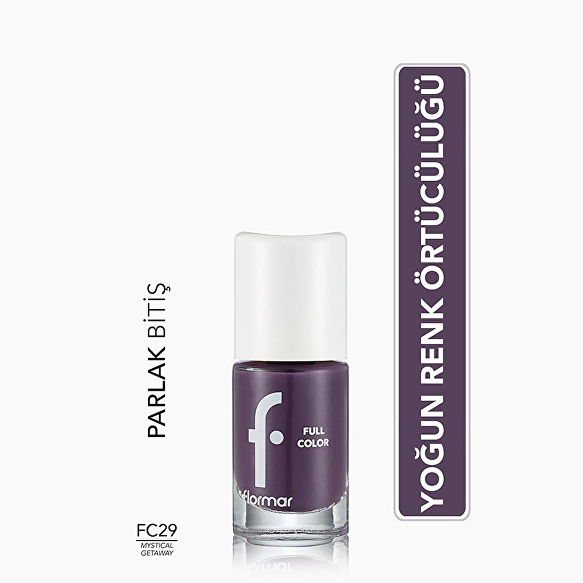 Flormar Full Color Nail Polish - Highly Pigmented & Long-Lasting Nail Care