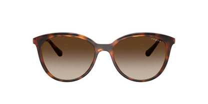 Vogue Women's Sunglasses Tortoise Frame Brown Lenses 53mm