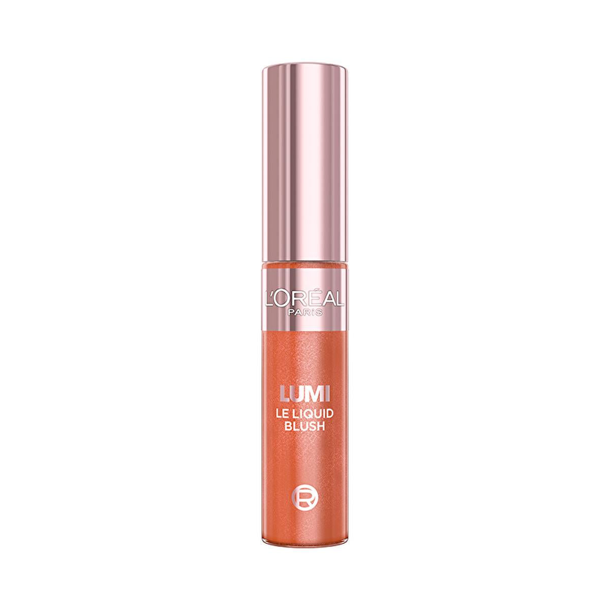 Loreal Paris Lumi Blush Likit Allik 627 Glowy Warm Peach - Liquid Blush for Natural-Looking Makeup, Suitable for Sensitive Skin