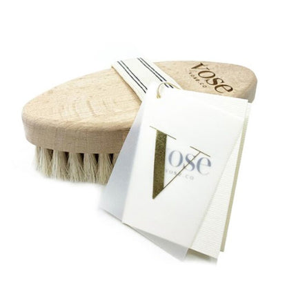 Vose Vanilla Natural Horse Hair Body Brush