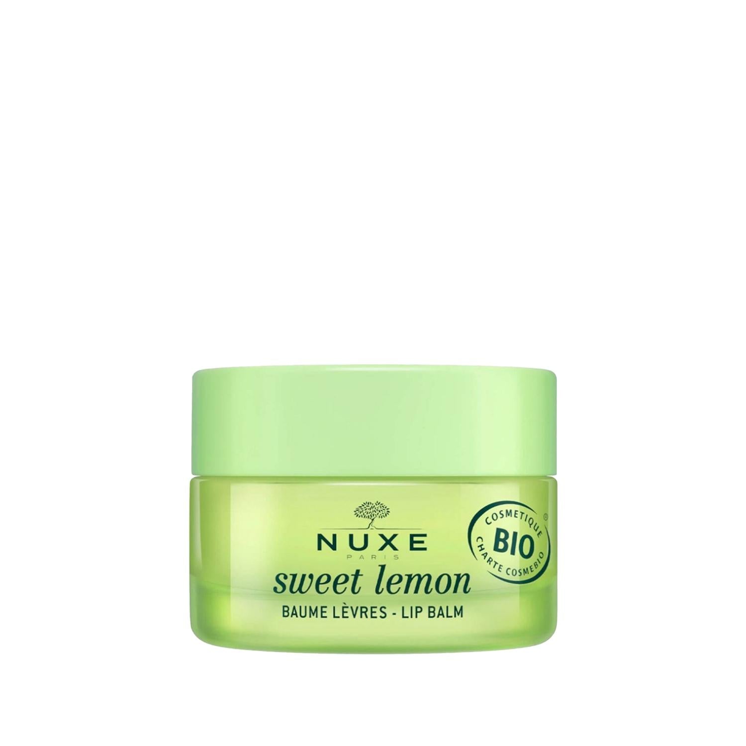 Nuxe Sweet Lemon Moisturizing Lip Balm - Hydrating, Natural Lip Care with Pleasant Flavor