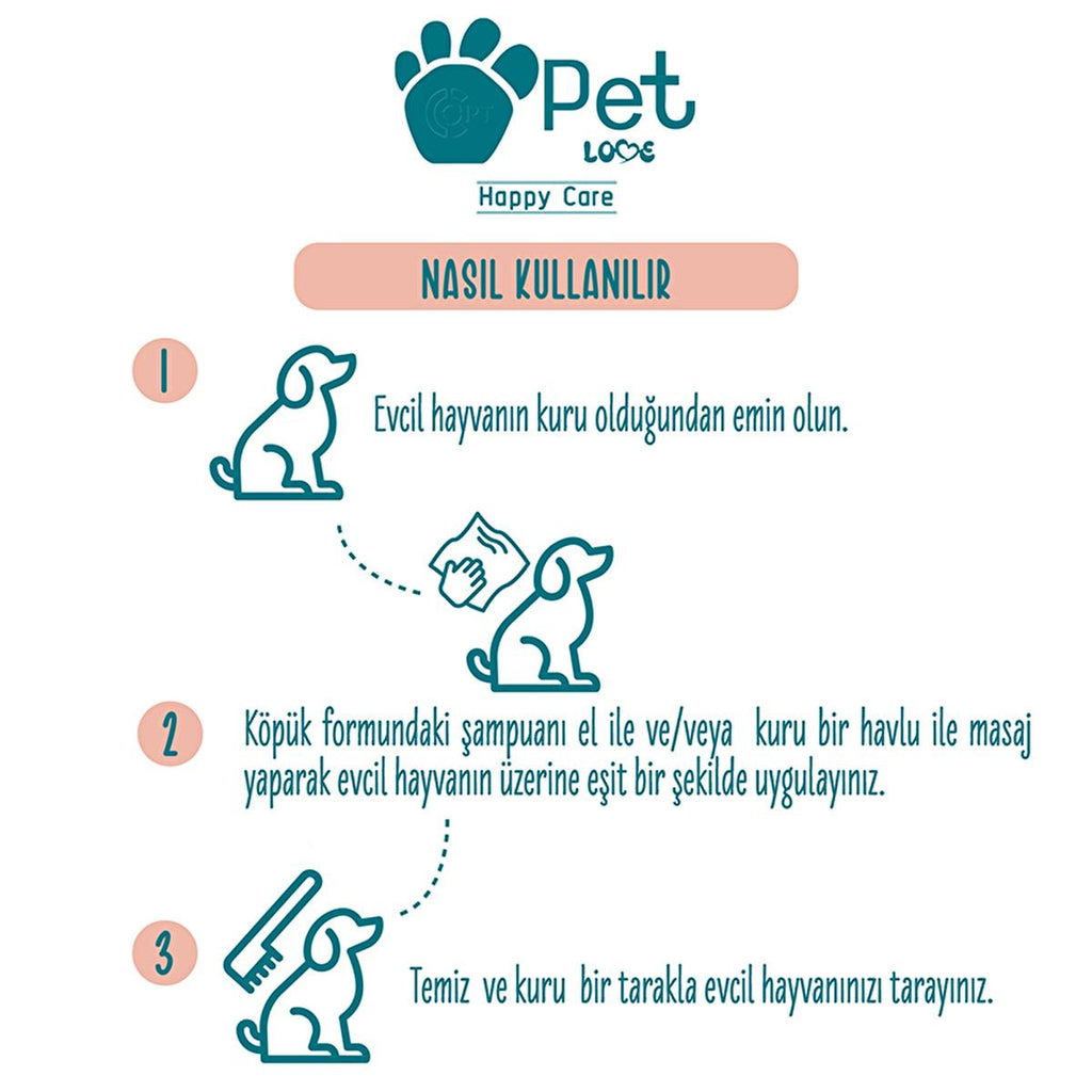 Pet Love Argan Oil Pet Shampoo for Cats and Dogs - 7.61 fl oz, Natural Fur Care
