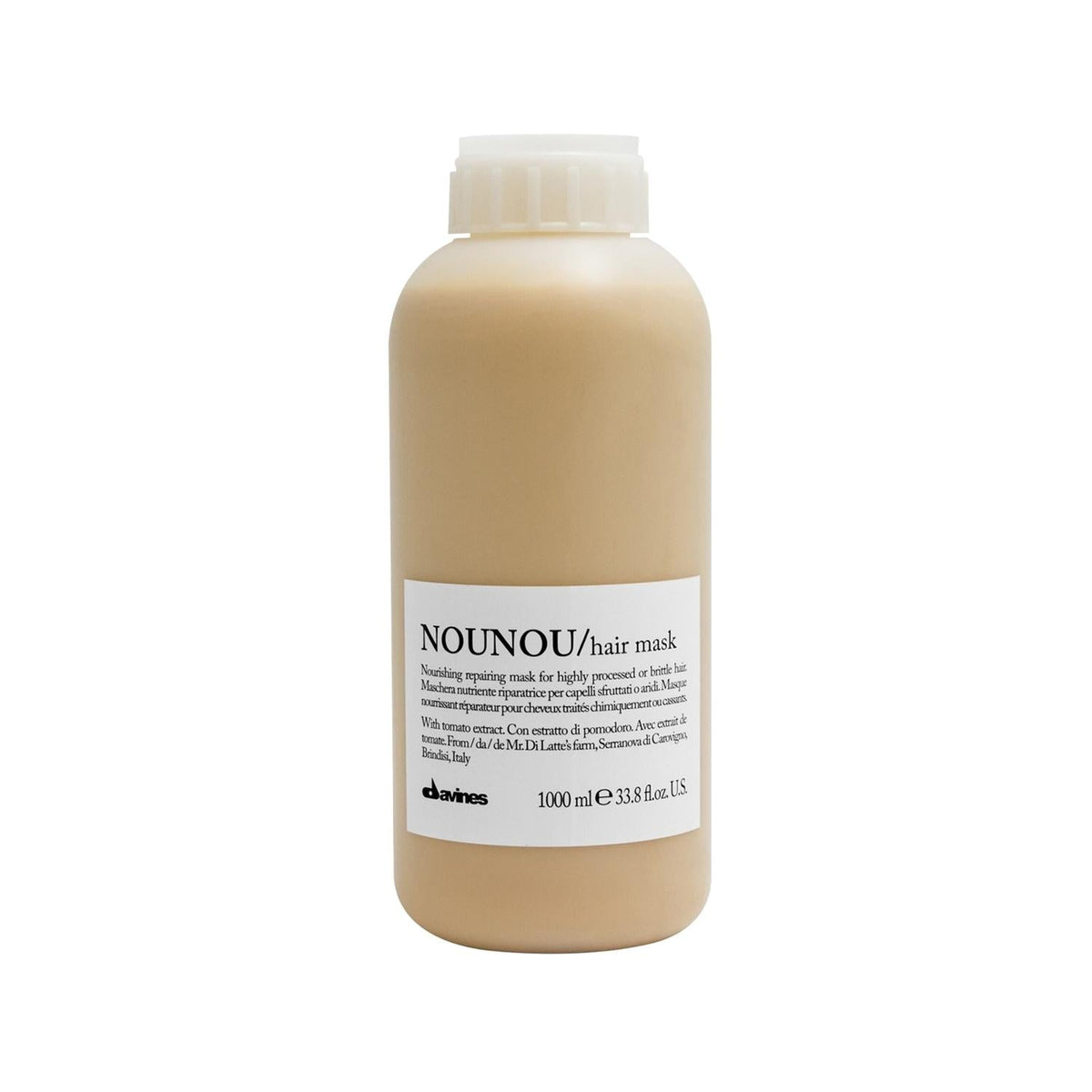 Davines Nounou Nourishing & Protective Hair Mask 1000 ml - For Dry/Damaged Hair