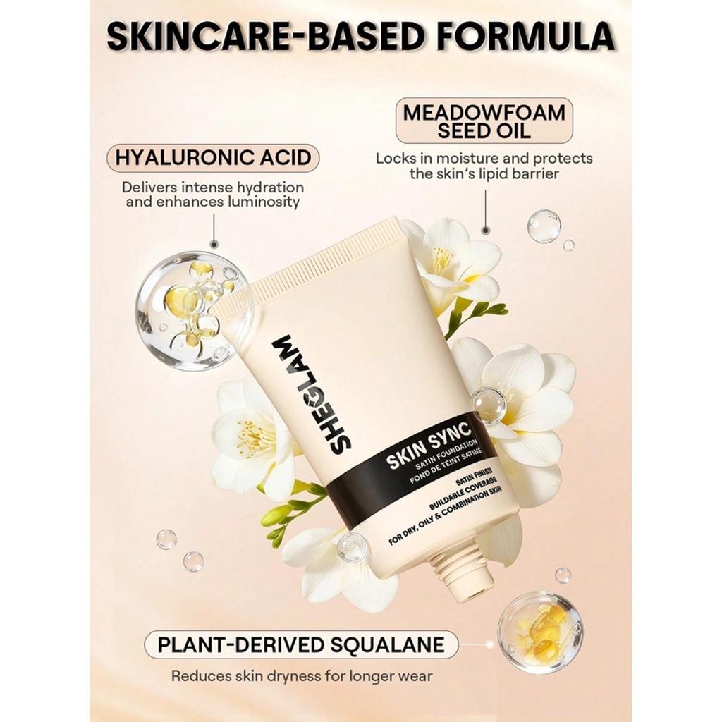 Sheglam Tube Foundation Hydrating Base Makeup Shell 30ml