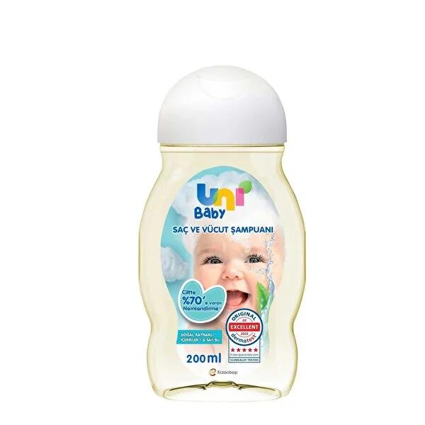 Uni Baby Gentle Shampoo 6.76 fl oz - Hypoallergenic & Paraben-Free Baby Hair Care