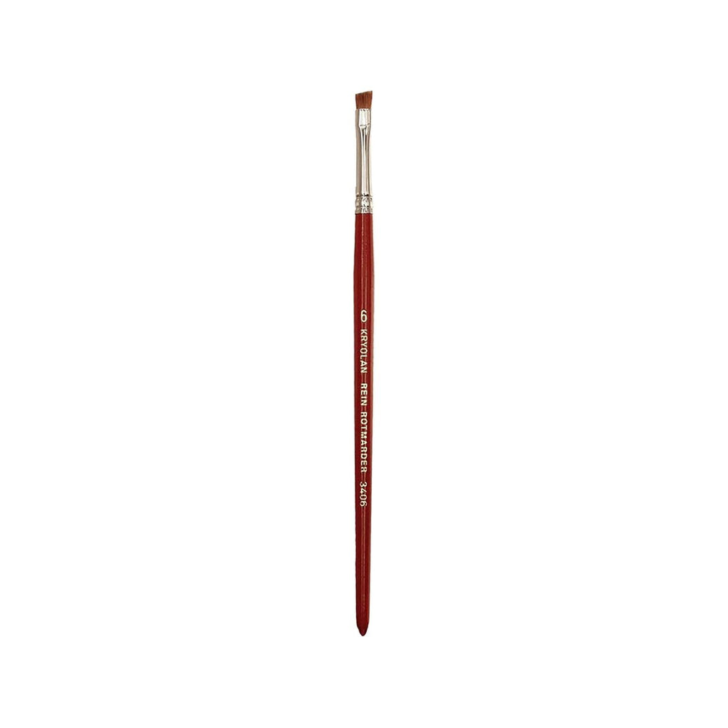 Kryolan Excellence Angular Makeup Brush 6