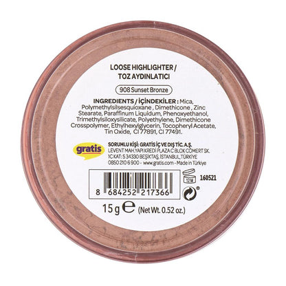 Beaulis Fun Glow Up Powder Highlighter in 908 Sunset Bronze