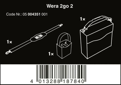 Wera 2go 2 Tool Container 05004351001