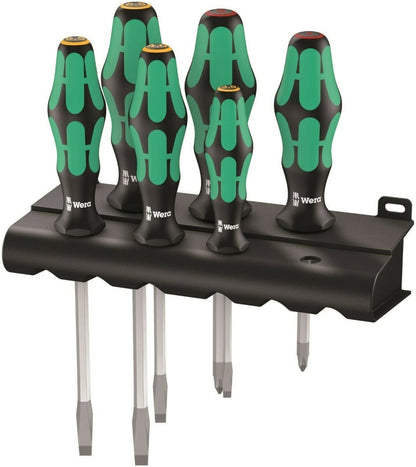 Wera 334 SK/6 Kraftform Plus Lasertip Screwdriver Set 05007680001