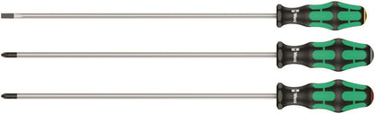 Wera 335/350/355/3 Kraftform Plus Screwdriver Set 300 mm Long 05347735002