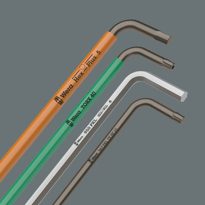 Wera 3950/9 Hex-Plus Multicolor HF Stainless 1 L-Key Set Metric 05022699001
