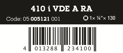 Wera 410 i VDE A RA Ratcheting T-Handle Socket Driver 1/4" Drive 05005121001