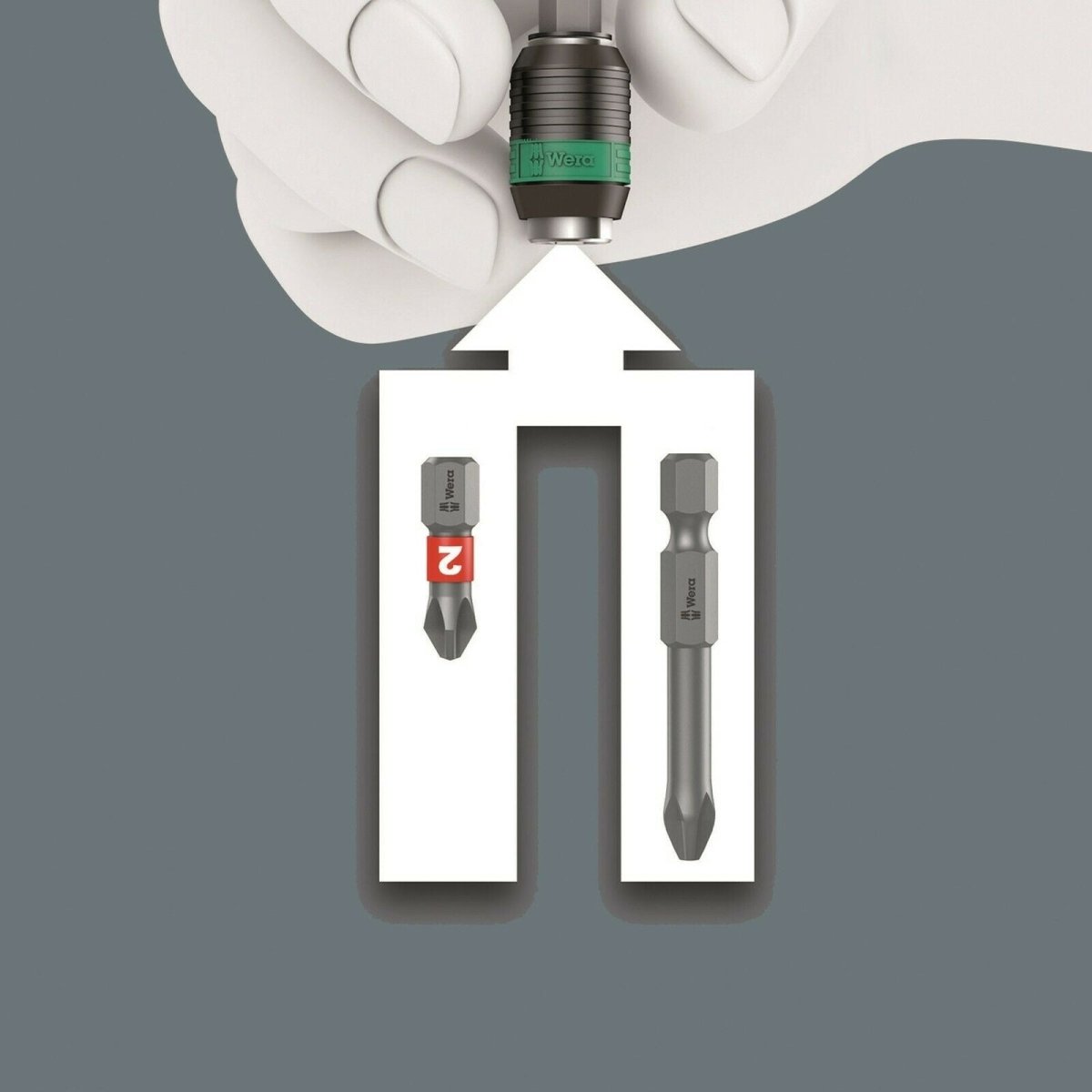 Wera 416 R T-Handle Bitholding Screwdriver With Rapidaptor 05023404001