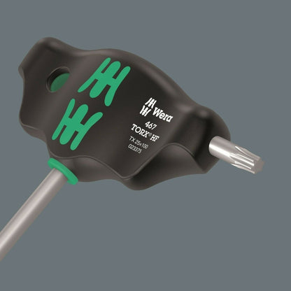 Wera 454/7 HF Set 1 Hex Plus T-Handle Screwdriver Set With Rack 05023450001