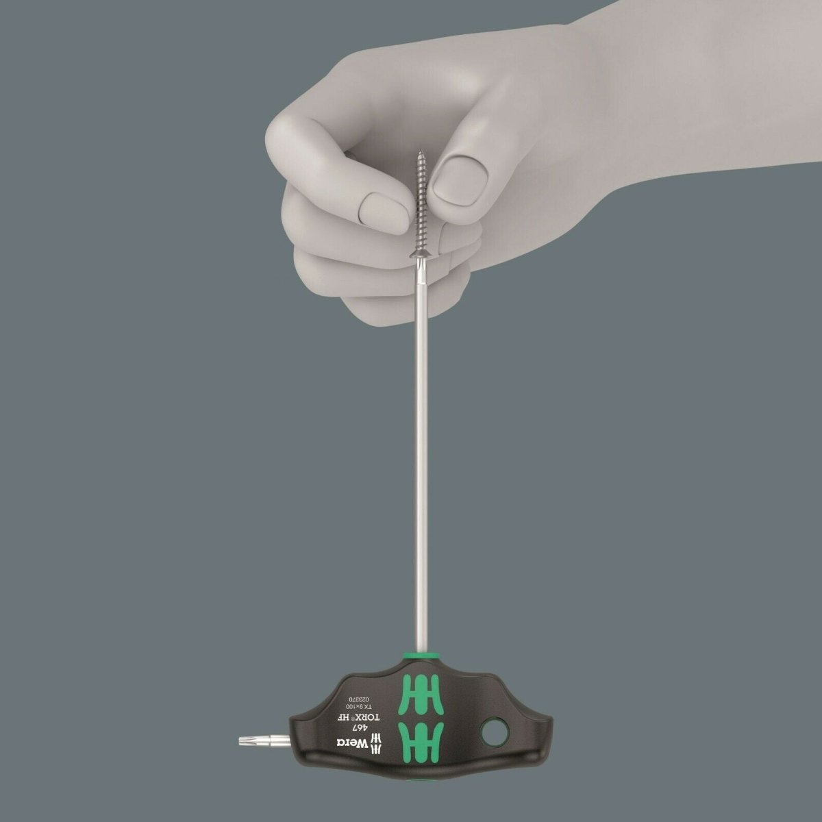 Wera 467/7 HF Set 1 TORX® T-Handle Screwdriver Set With Rack 7 Piece 05023452001