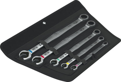 Wera 6007 Joker 5 Set 1 Combination Wrench Set 5 Pieces Metric 05020380001