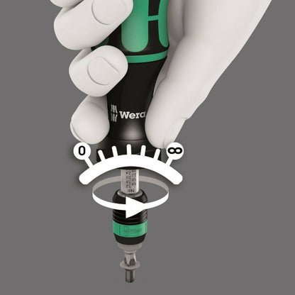 Wera 7400 Adjustable Torque Screwdriver 2.5 - 11.5 in. lbs. 1/4" 05074710001