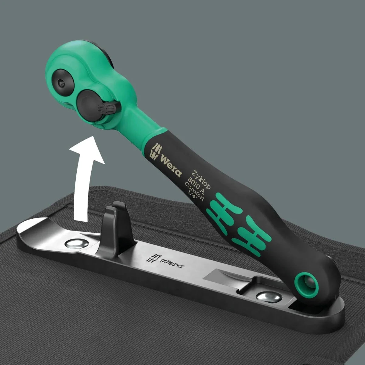 Wera 8100 SA 14 Zyklop Comfort Ratchet Set, 1/4" Drive, Metric, 28 Piece (05005541001)