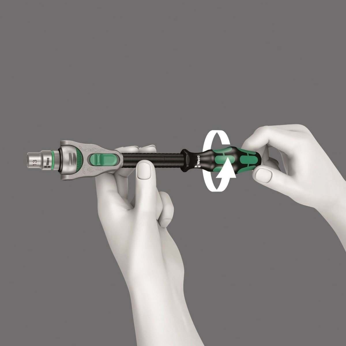 Wera 8100 SA 6 Zyklop Speed Ratchet Set 1/4" Drive Metric 05004016001