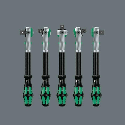 Wera 8100 SA 9 Zyklop Speed Ratchet Set 1/4" Drive SAE 05004019001