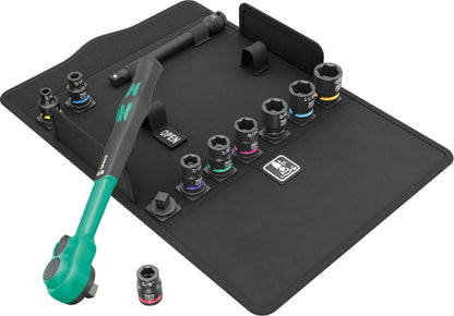 Wera 8100 SB 13 Zyklop Comfort Ratchet Set 3/8" Drive SAE 05005531001