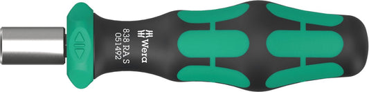 Wera 838 RA S Bitholding Ratcheting Screwdriver 1/4" Drive 05051492001