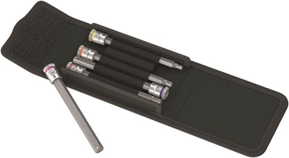 Wera 8740 A HexPlus HF 1 Zyklop Socket Set 1/4" Drive 5 Piece 05003345001