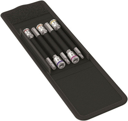 Wera 8740 A HexPlus HF 1 Zyklop Socket Set 1/4" Drive 5 Piece 05003345001