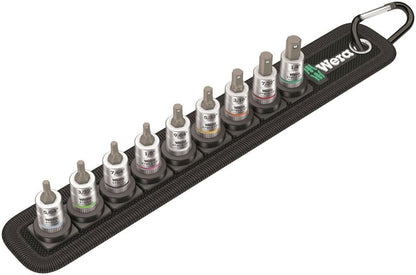 Wera 8740 Belt A Zyklop Hex-In-Plus Socket Set 1/4" Drive Imperial 05003884001
