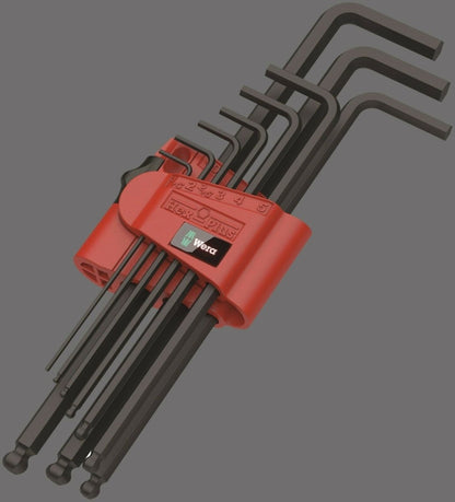 Wera 950/9 Hex-Plus 6 L-Key Set Metric 9 Piece 05022086001