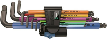Wera 950/9 HF 1 Hex-Plus Multicolor L-Key Set Metric 9 Pieces 05022210001