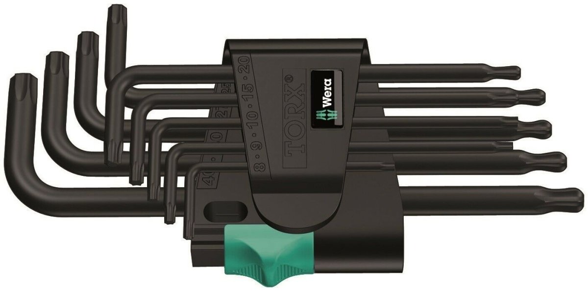 Wera 967/9 TX 1 SB TORX® L-Key Set With Ball End 9 Pieces 05073598001