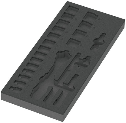 Wera 9821 Foam Insert 8000 B Zyklop 3/8" Ratchet Set 1 Empty 05137321001
