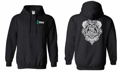 Wera Be A Tool Rebel Hoodie Black WERATRHOODIE