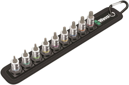 Wera Belt A 3 TORX® HF Zyklop Socket Set With Holding Function 1/4" 05003882001