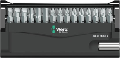 Wera Bit-Check 30 Metal 1 SB Screwdriver Bit Set 05057440001