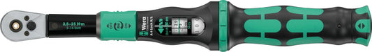 Wera Click-Torque Lock A 6 R/L Torque Wrench 2.5 -25 Nm 1/4" Drive 05075694001