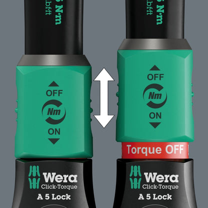 Wera Click-Torque Lock C 3 Torque Wrench 40 - 200 Nm 1/2" Drive 05075692001