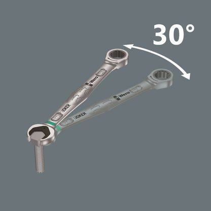 Wera Joker Combination Ratcheting Wrench Set Imperial 4 Pieces 05073295001