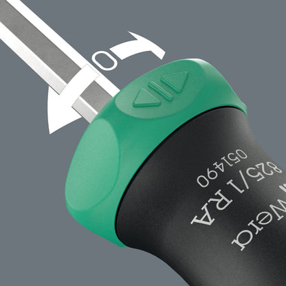 Wera Kraftform Kompakt 27 RA 2 Ratcheting Screwdriver Set 6 Pieces 05051518001