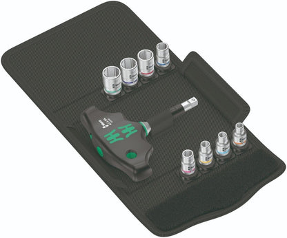 Wera Kraftform Kompakt 400 RA Set 2 Ratcheting T-Handle Set SAE 05057474001