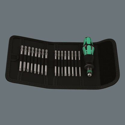 Wera Kraftform Kompakt 60 Screwdriver Pouch Set SAE 05051042001