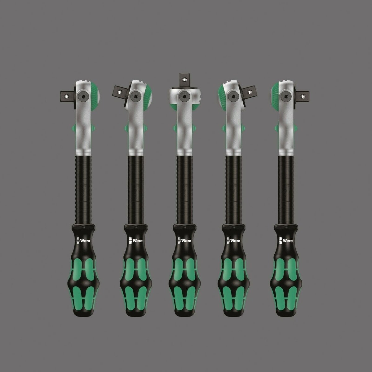 Wera Kraftform Kompakt Zyklop MS1 Metal Speed Socket Wrench Set 1/4" 05135949001