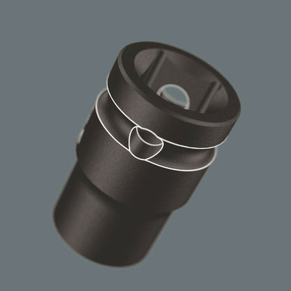 Wera Magnetic Socket Rail C Impaktor 1 Set 1/2" Drive 9 Pieces 05005490001