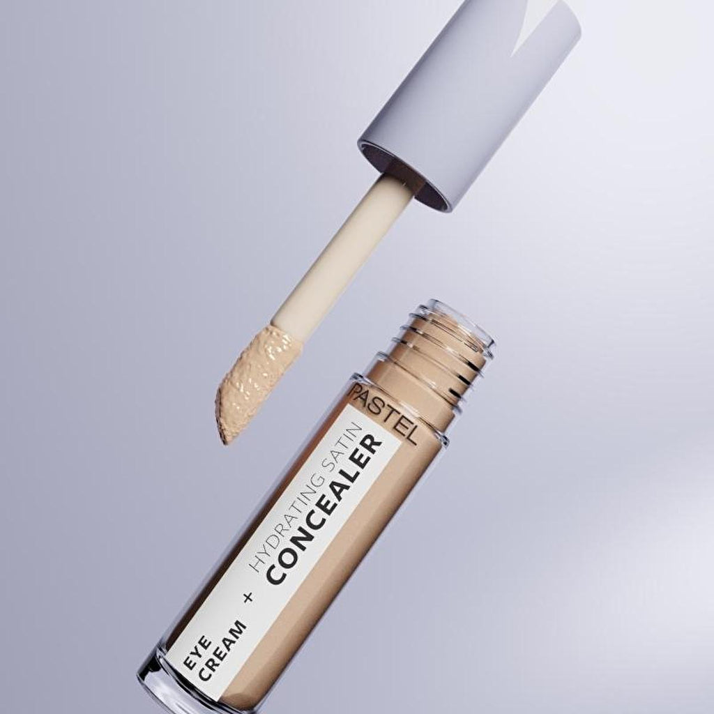 Pastel Makeup Eye Cream Concealer: 2-in-1 Hydrating Satin Concealer & Brightening Eye Cream for Dark Circles - Gšz Kremi Aydõnlatõcõsõ