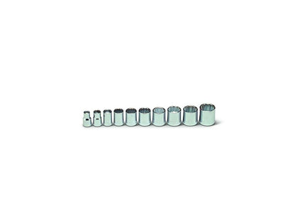 Wright Tool 12 Point Socket Set 10 Piece 3/8" Drive SAE 378